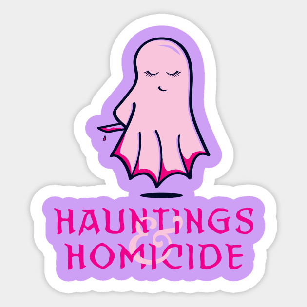 Ghoulia Sticker by Hauntings and Homicide